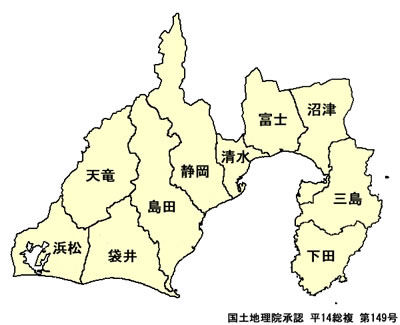 静岡県地図