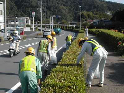 道路一斉清掃（下田協会）