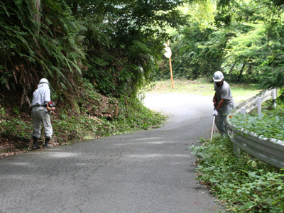 道路清掃（天竜協会）