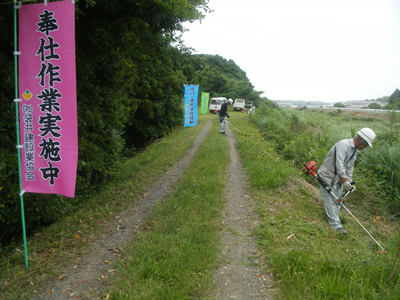 （袋井）河川清掃