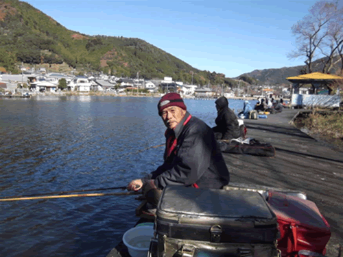 日本へら鮒釣研究会　東海地区野守支部長　西村幸水さん（本名　西村幸男）