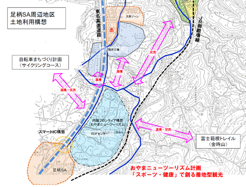 内陸フロンティア　5枚目（足柄PA周辺地区）