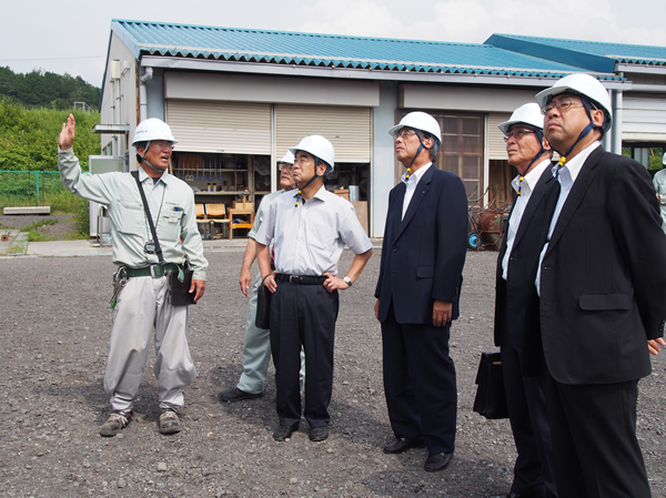 静岡県建設業協会理事も視察