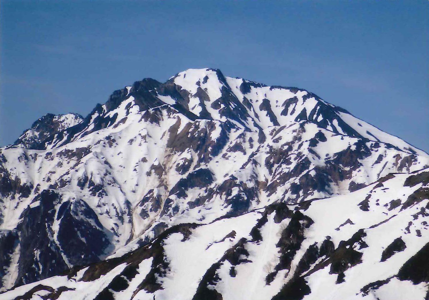 後立山唐松岳